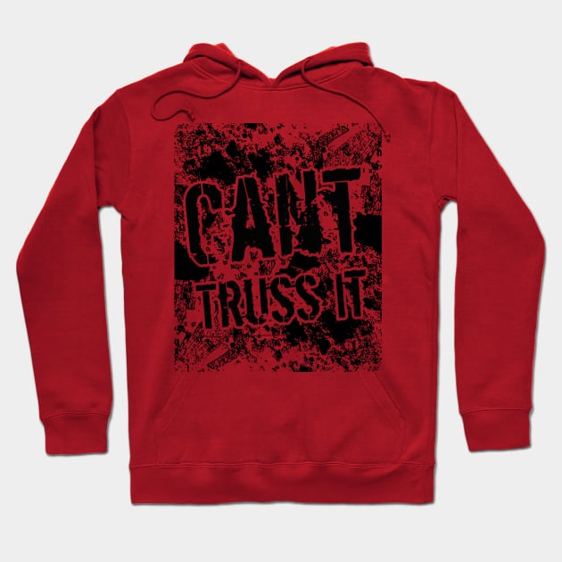 Cant Truss It // Grunge poster Hoodie by Degiab